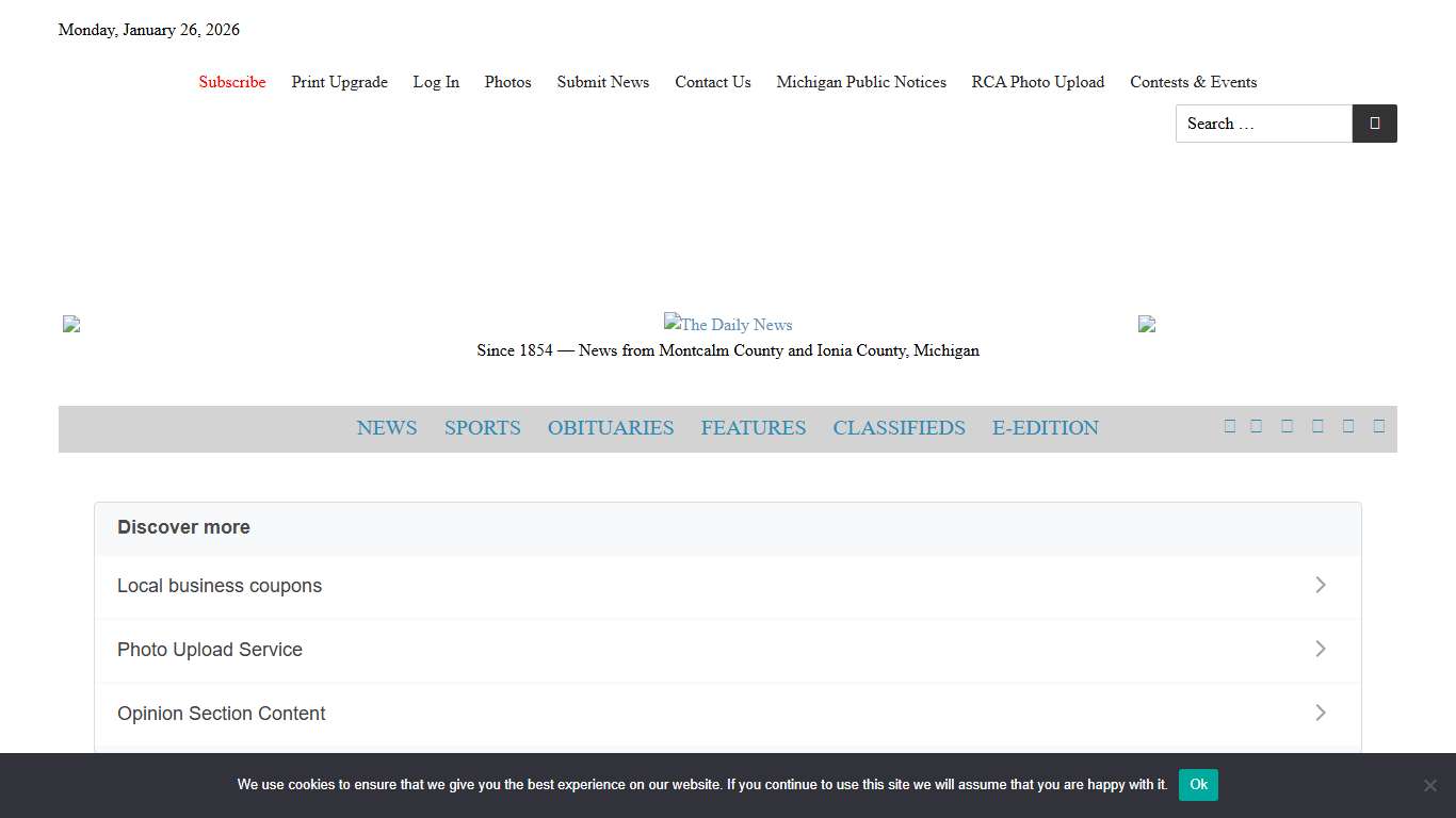 Montcalm County court - The Daily News